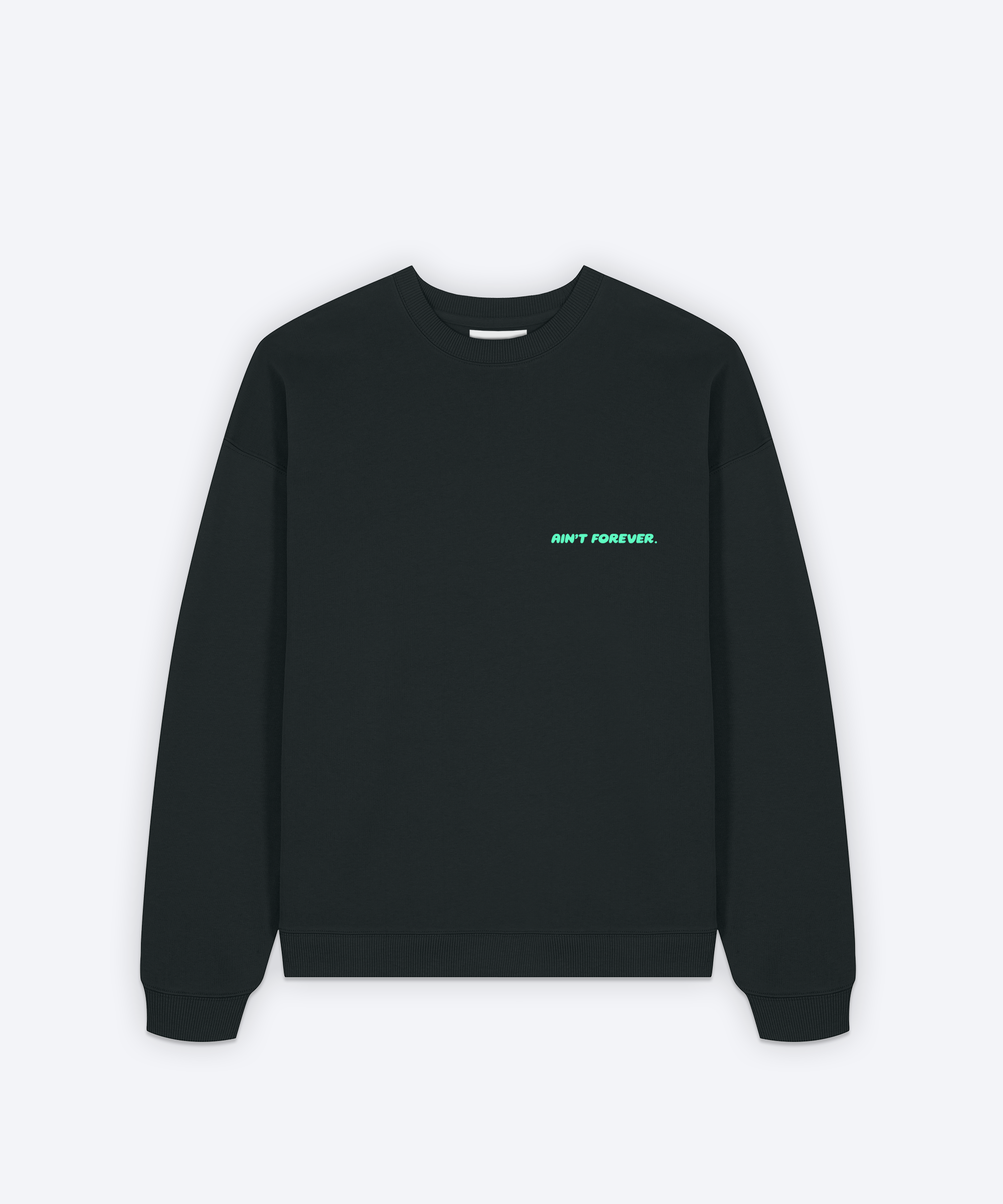 GOOD MUSIC & BAD DECISIONS SWEATSHIRT (BLACK)