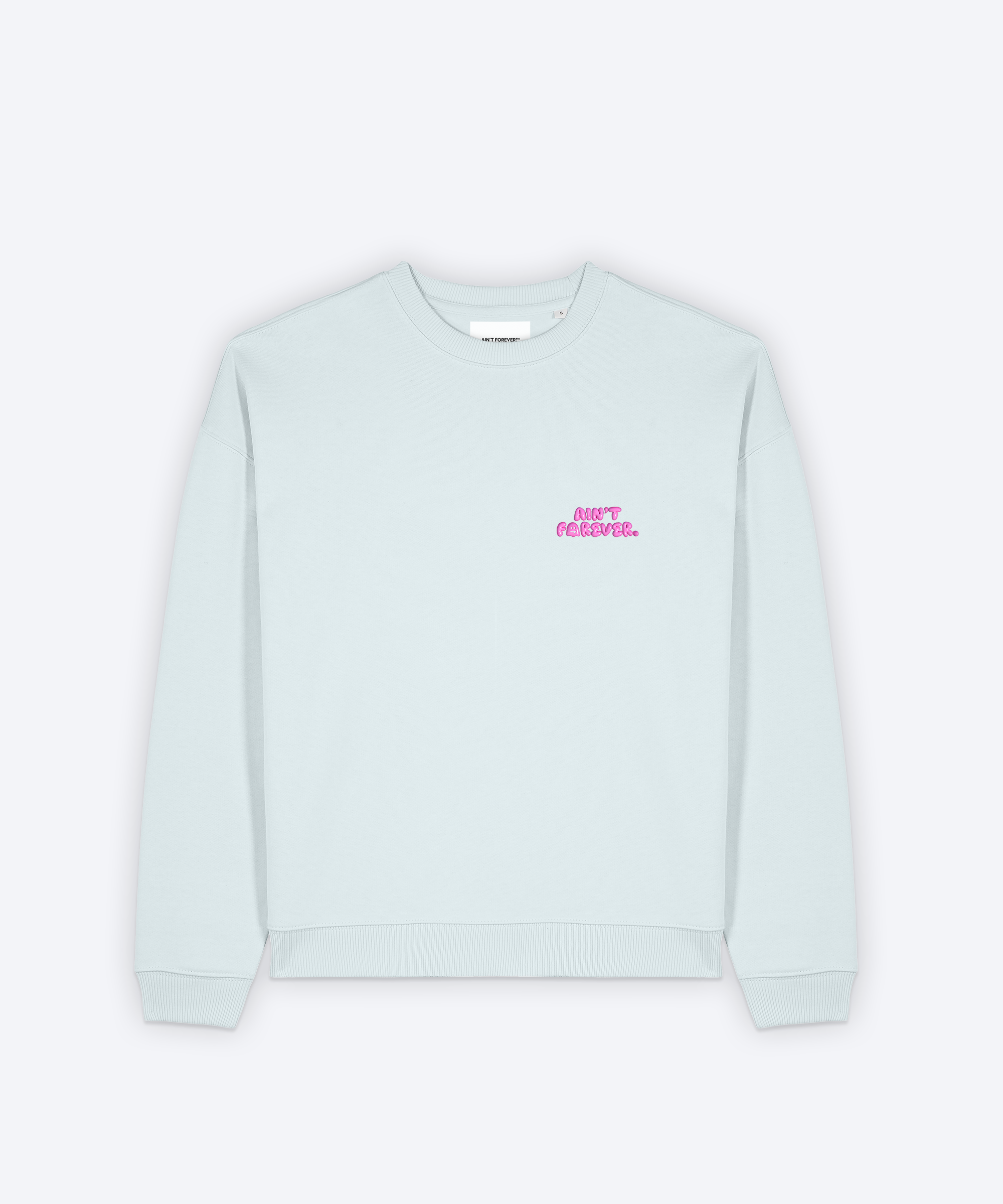 POSTING WHILE GHOSTING SWEATSHIRT (BLUE ICE)
