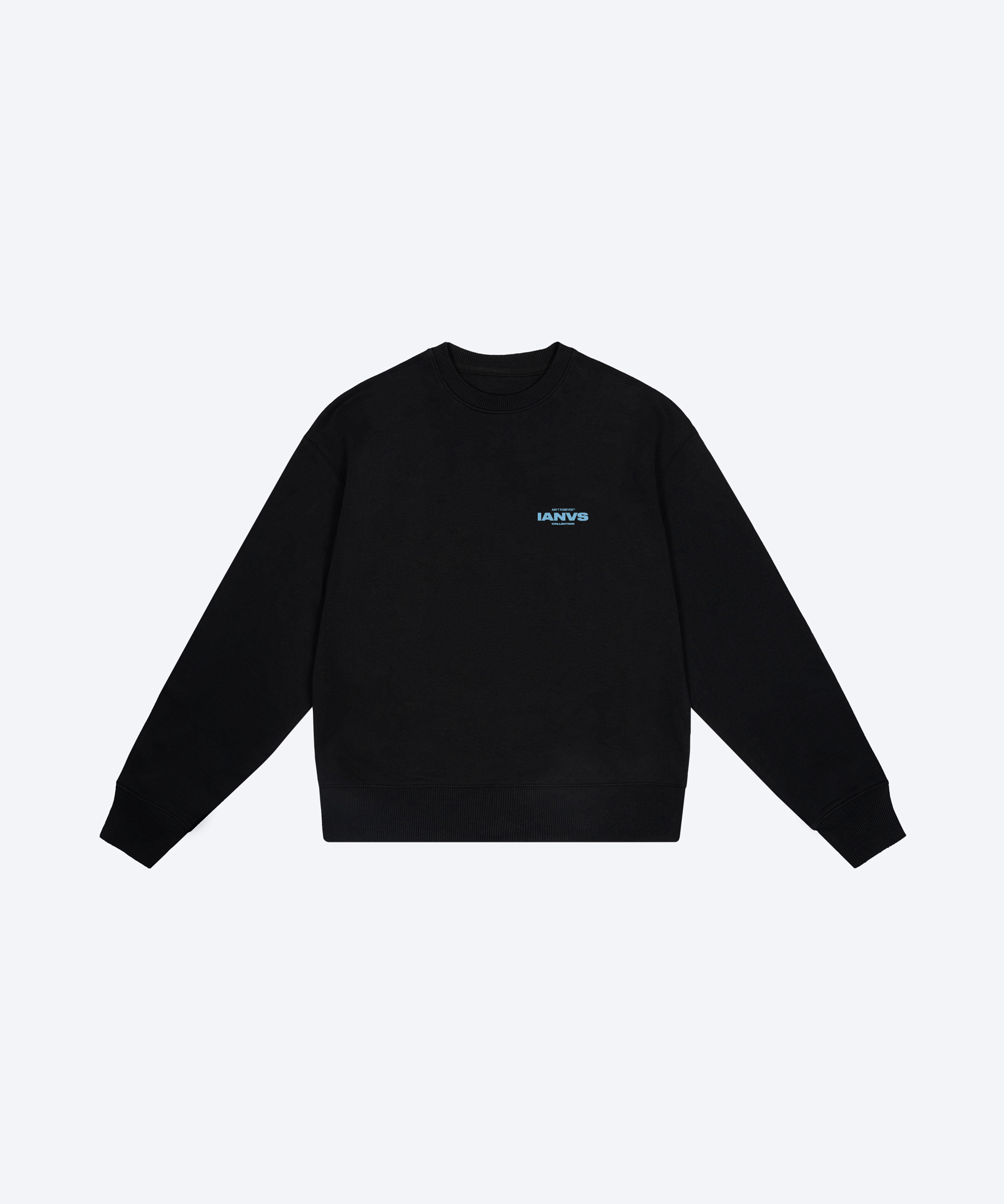 THE IANVS SWEATSHIRT (BLACK/LIGHTBLUE/BEIGE)