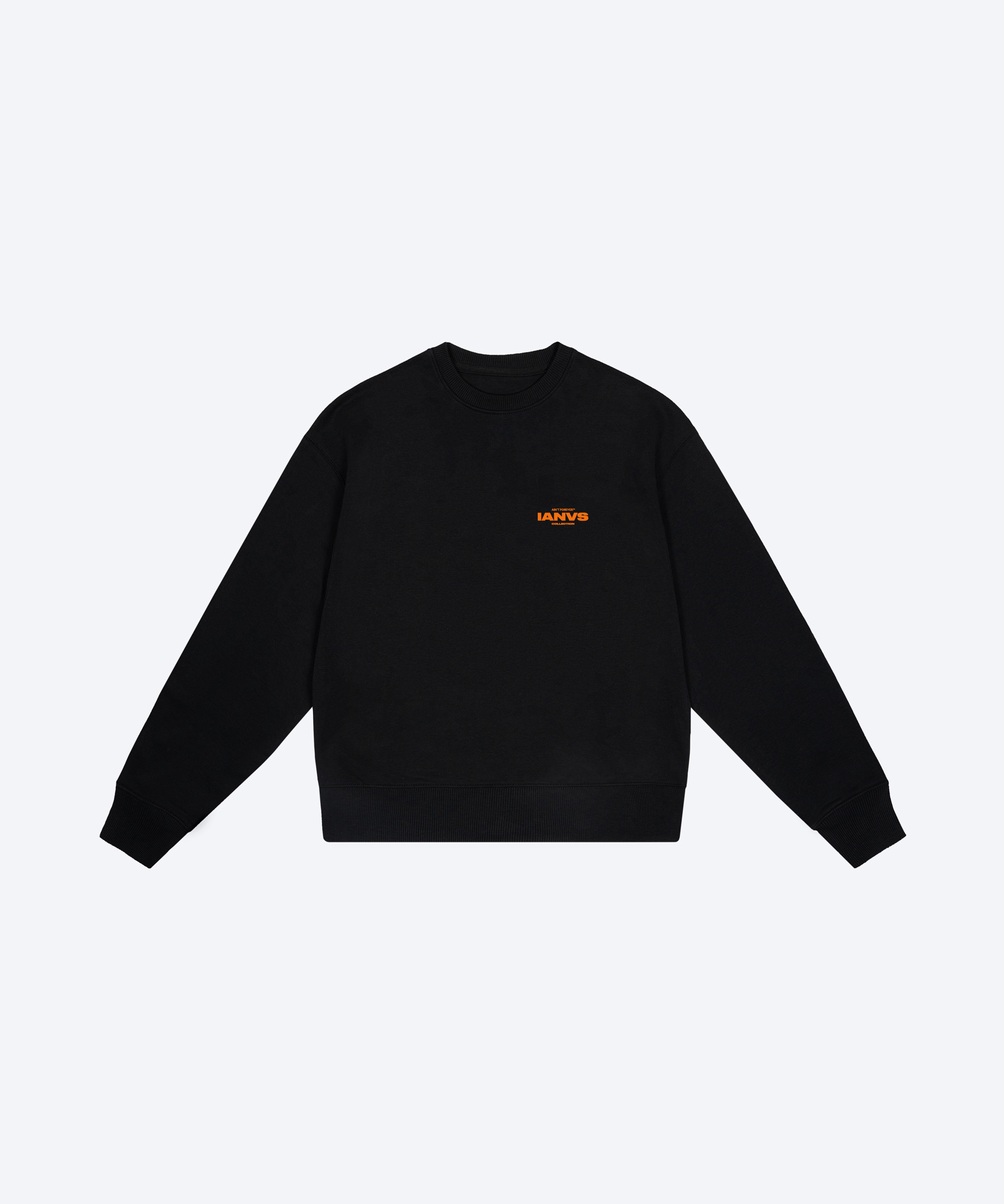 THE IANVS SWEATSHIRT (BLACK/ORANGE/GREY)