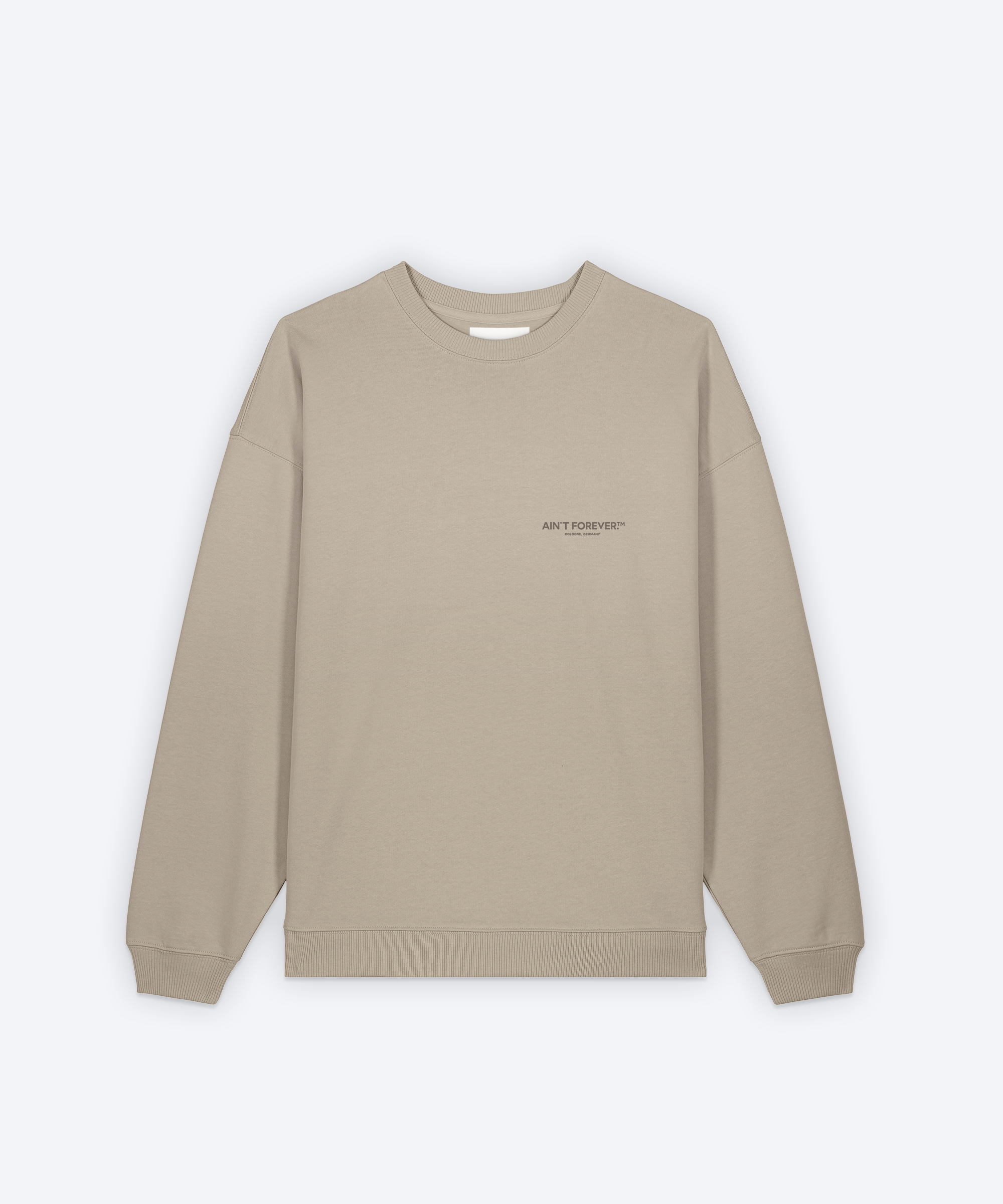 THE ESSENTIAL SWEATSHIRT (STONE/SANDSTONE)