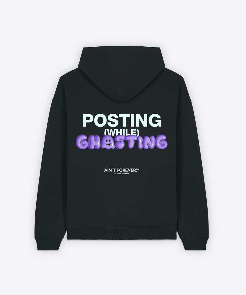 POSTING WHILE GHOSTING HOODIE