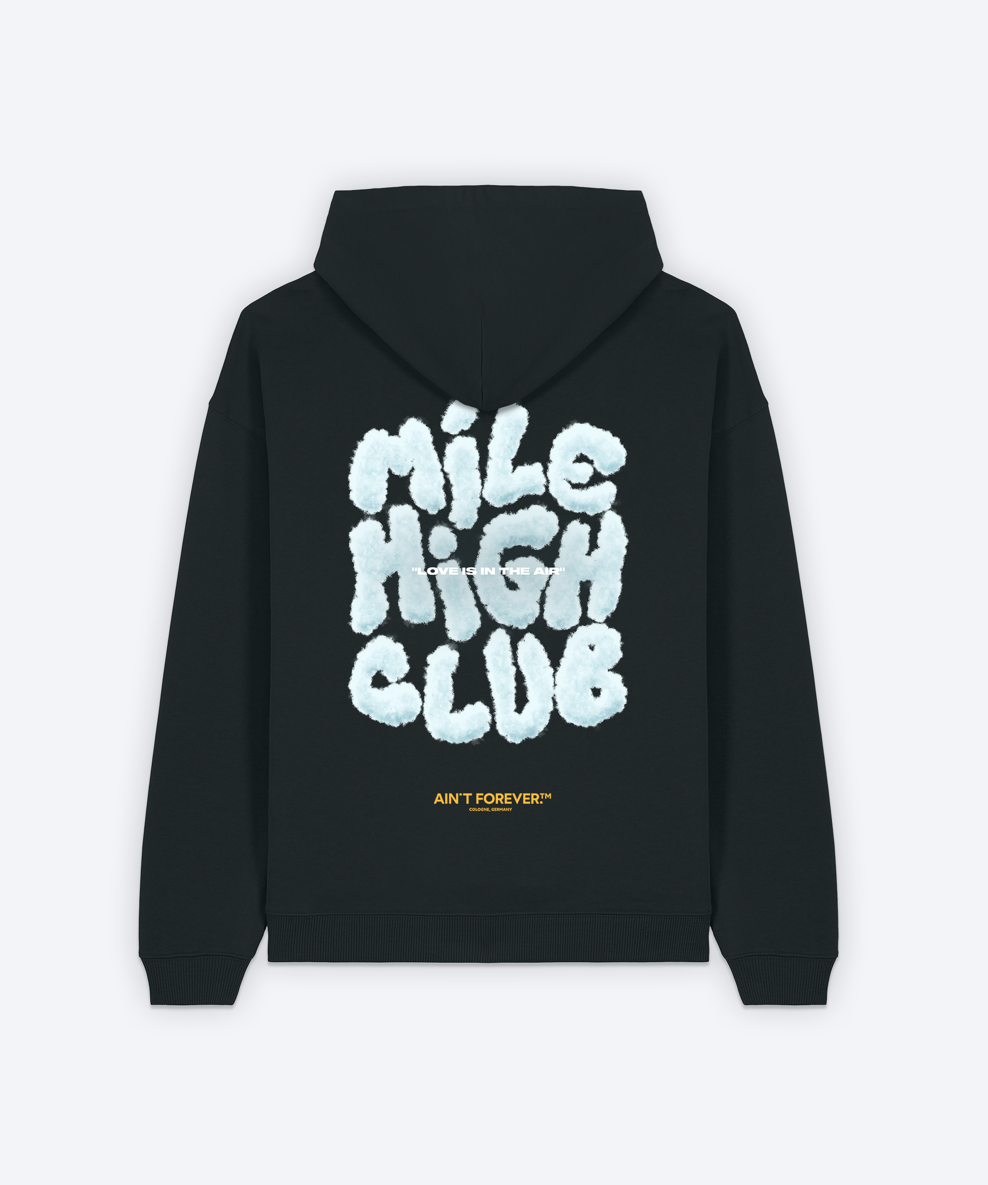 THE MILE HIGH CLUB HOODIE (BLACK)
