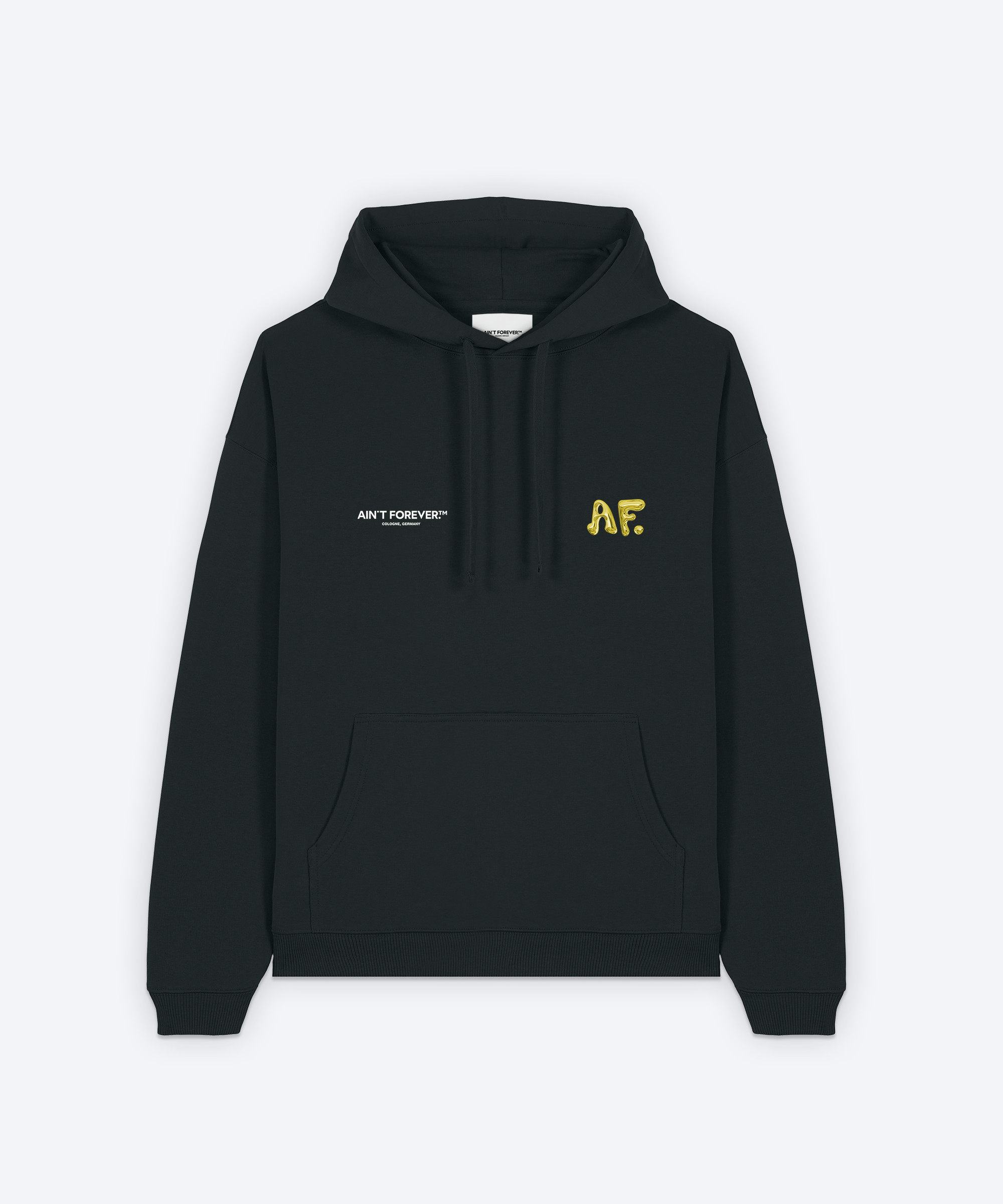 MY WEEKEND HAS TRUST ISSUES HOODIE (BLACK)