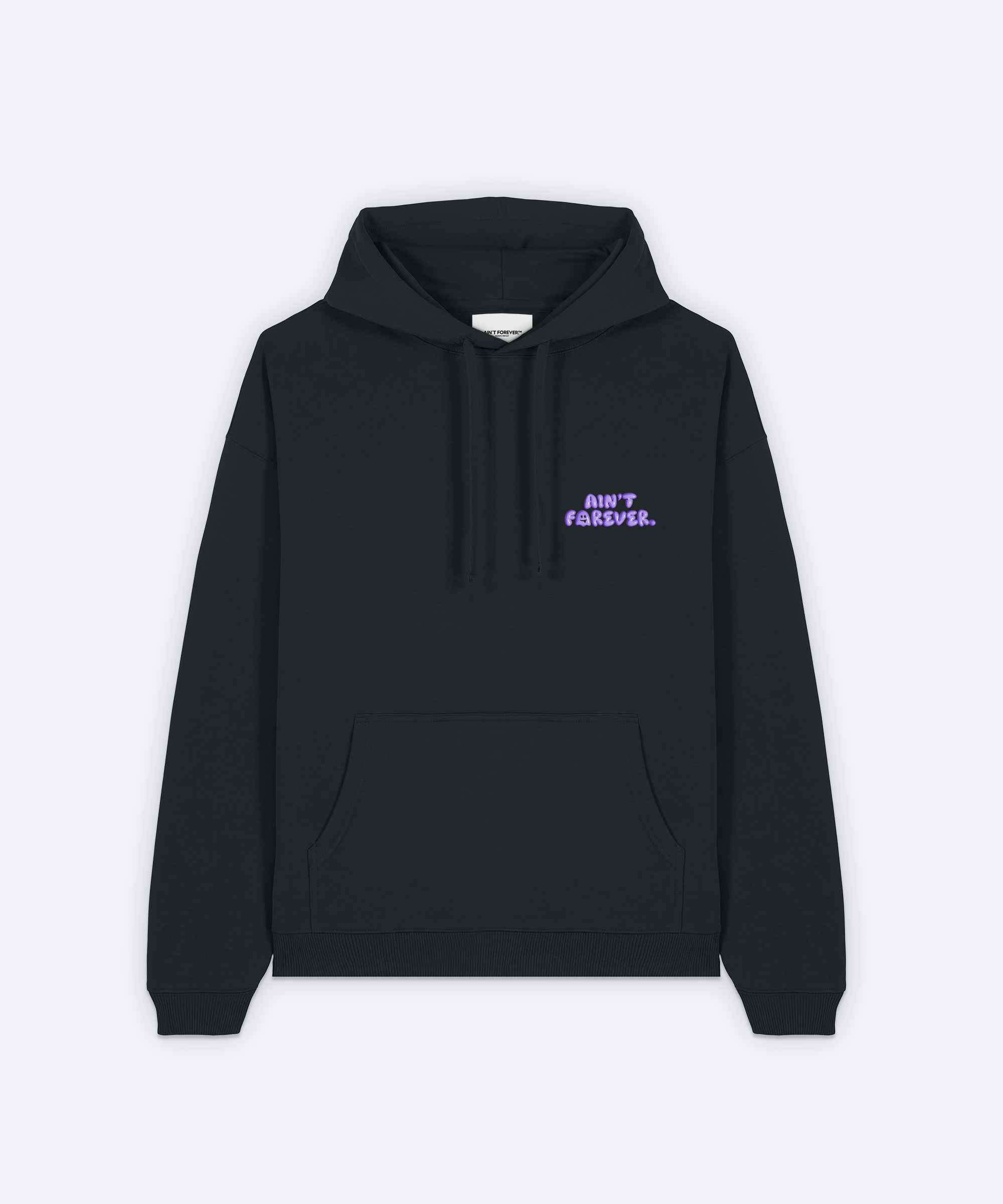 POSTING WHILE GHOSTING HOODIE (BLACK)