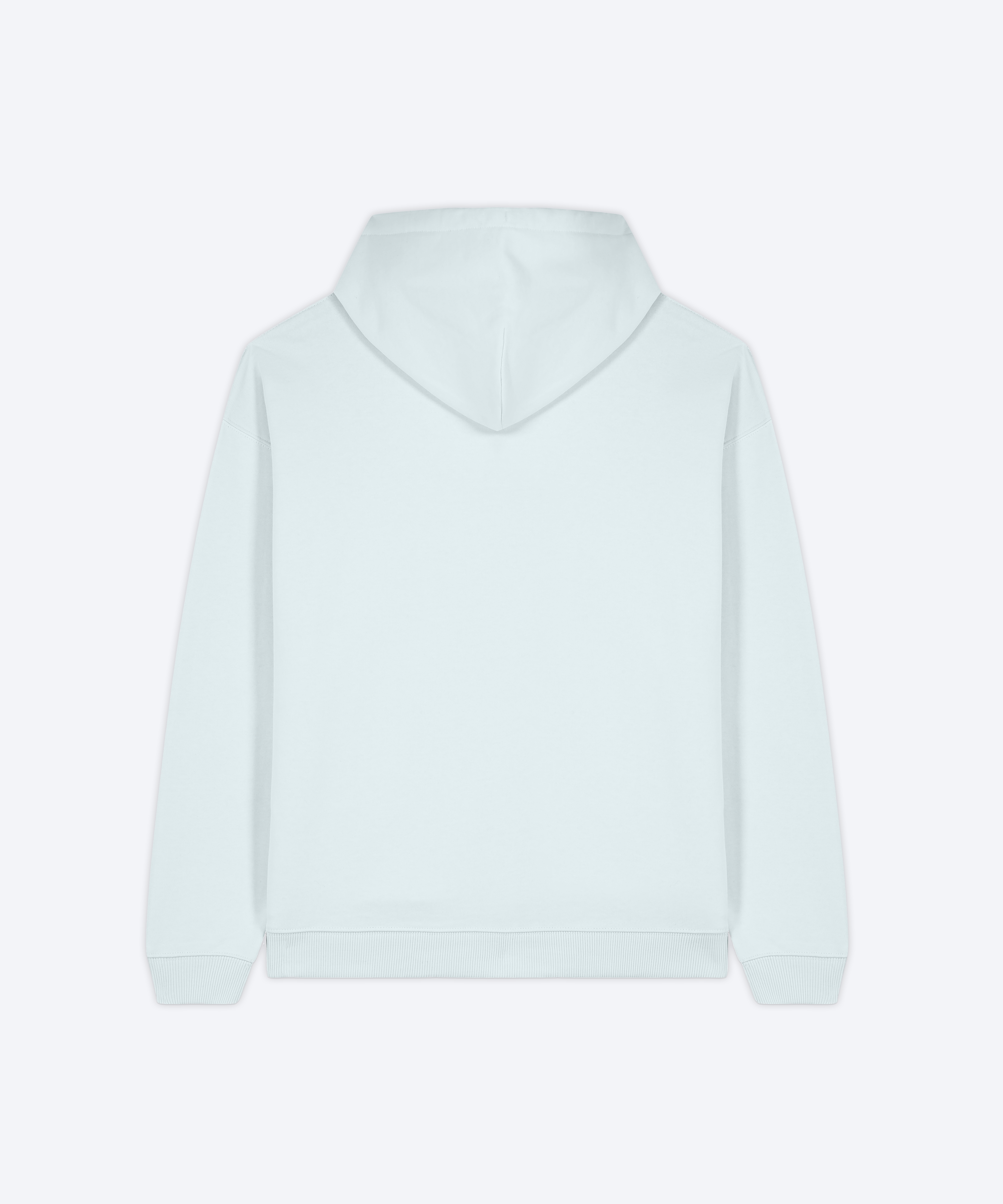 THE ESSENTIAL HOODIE (BLUE ICE/ORANGE)