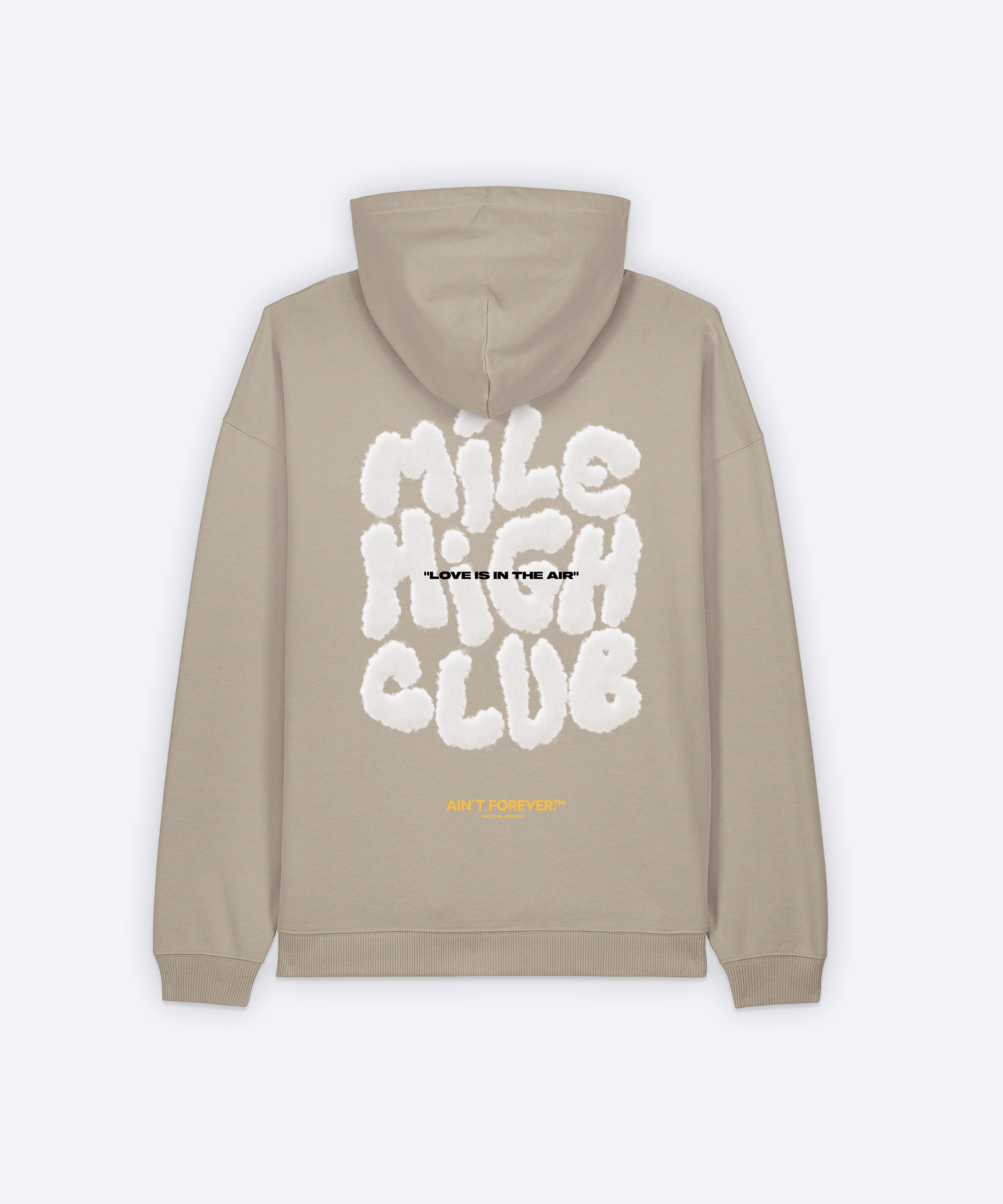 THE MILE HIGH CLUB HOODIE (STONE)
