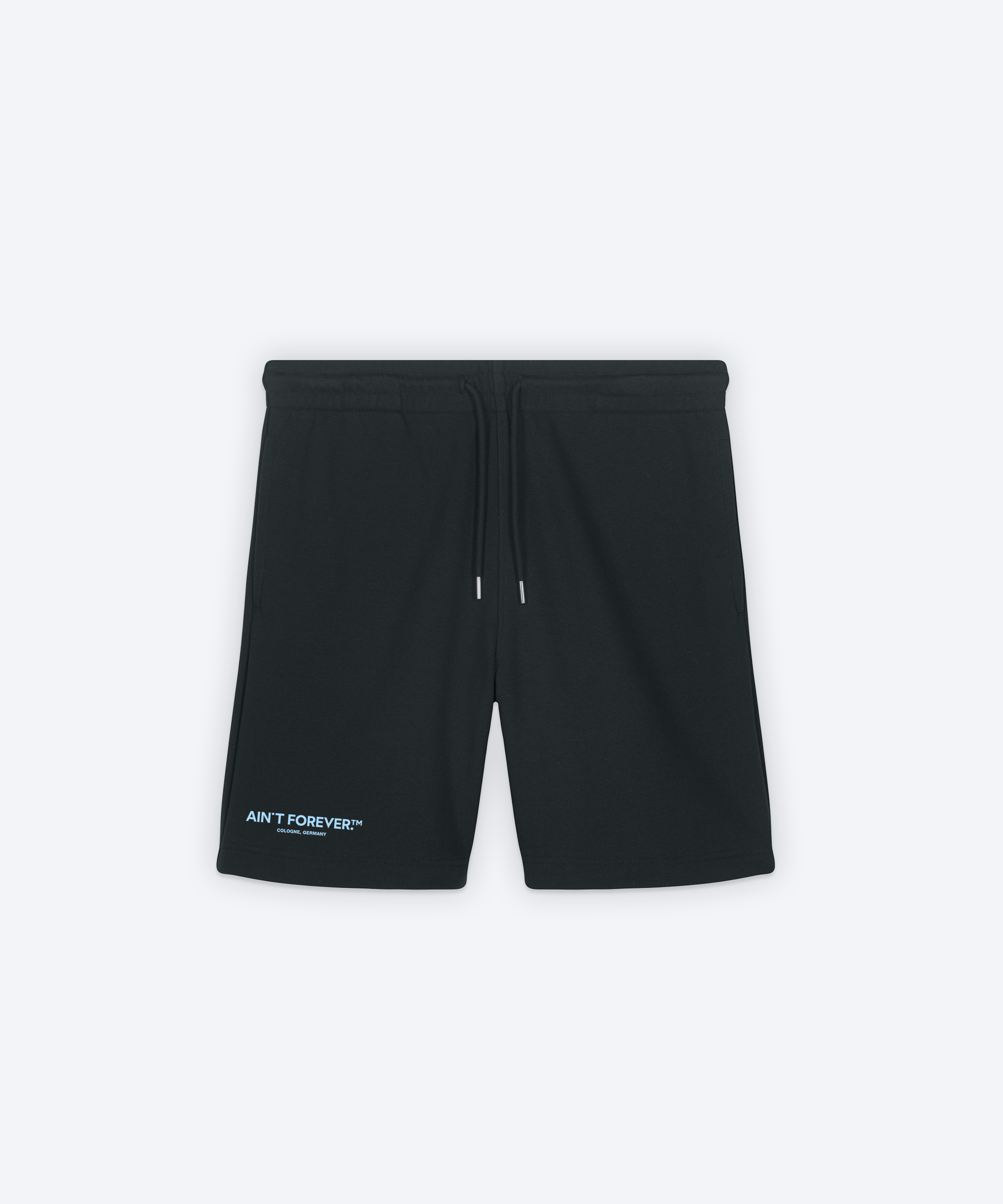 THE ESSENTIAL SHORTS (BLACK/LIGHTBLUE)