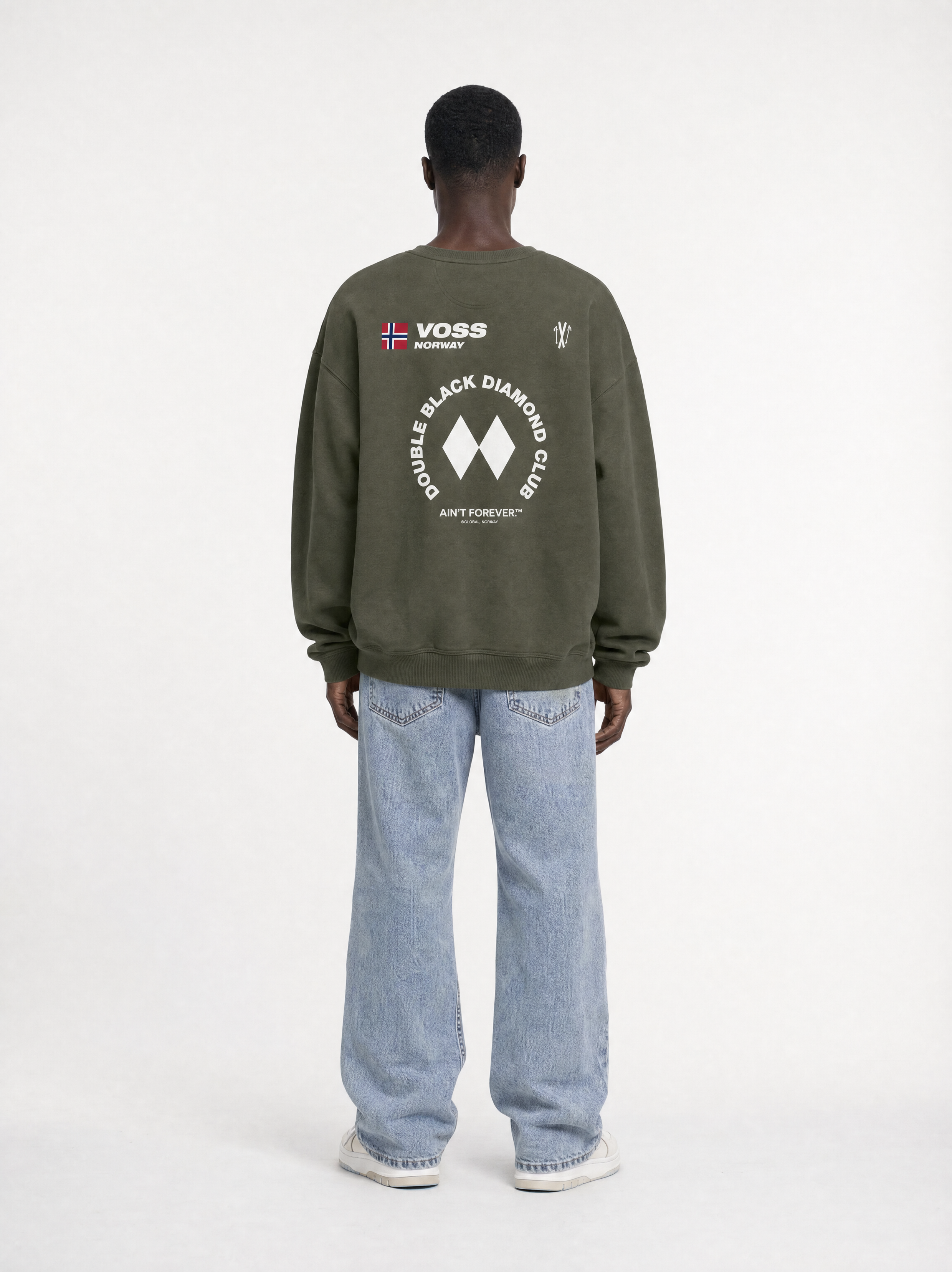 DOUBLE BLACK DIAMOND CLUB SWEATSHIRT
