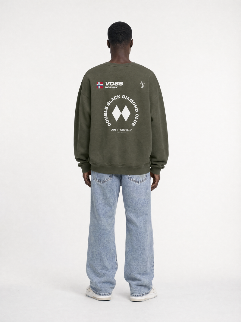 DOUBLE BLACK DIAMOND CLUB SWEATSHIRT