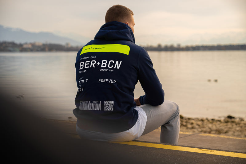 THE ORIGINAL BOARDING PASS HOODIE
