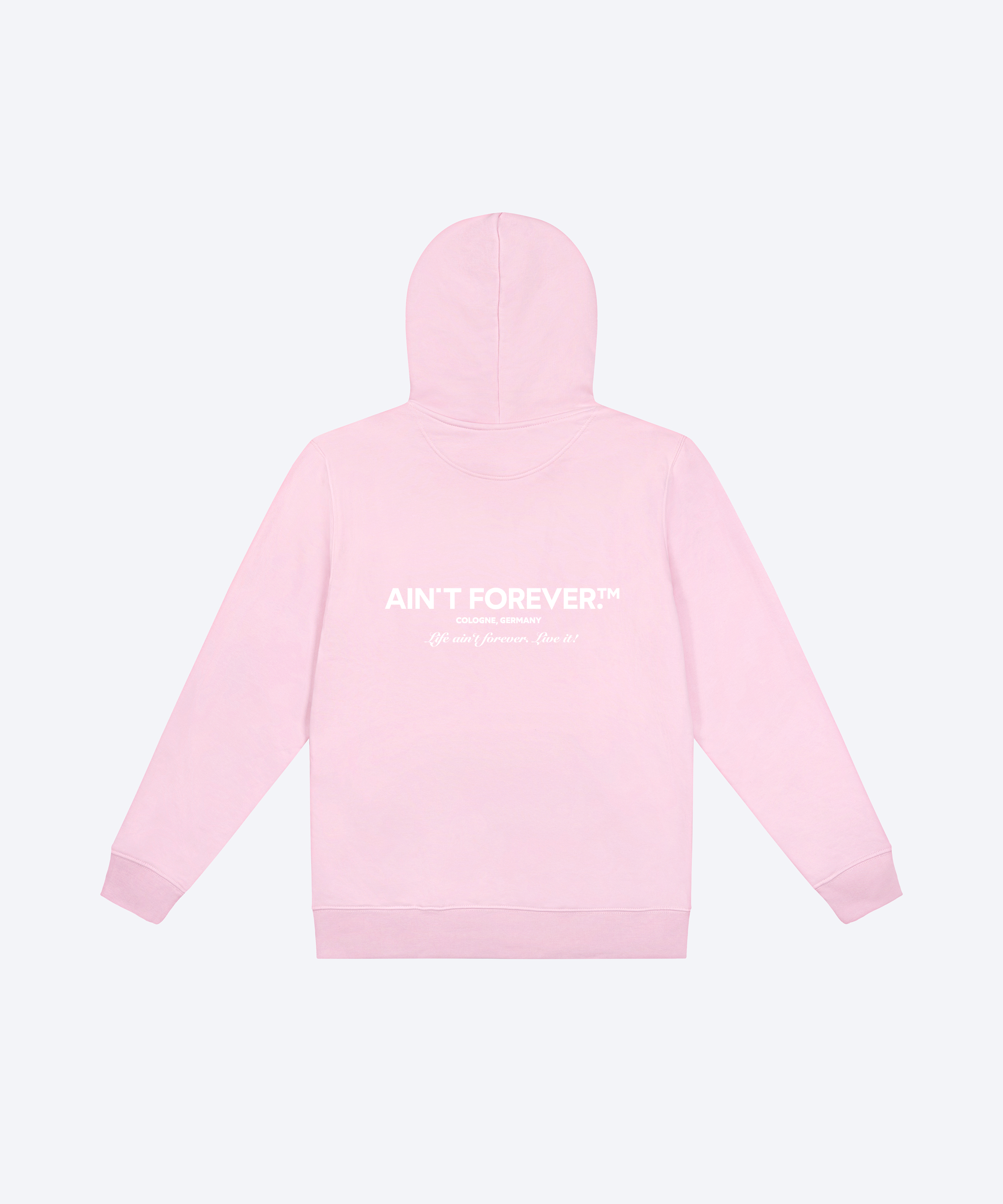 THE LIVE IT! HOODIE (PINK / WHITE)