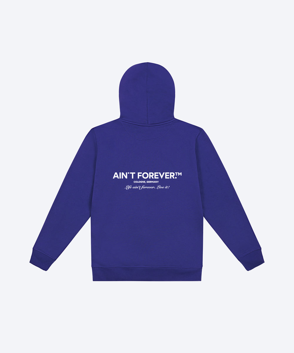 THE LIVE IT! HOODIE (BLUE / WHITE)